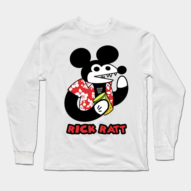 Rick Ratt Long Sleeve T-Shirt by Super Secret Snack Club